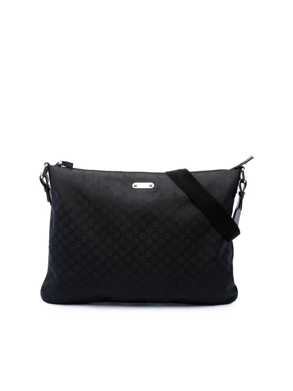 Gucci Gg Nylon Crossbody Pre-Loved Bag #348173G50B